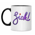 Кружка двухцветная