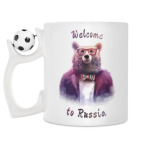 Кружка с футбольным мячиком