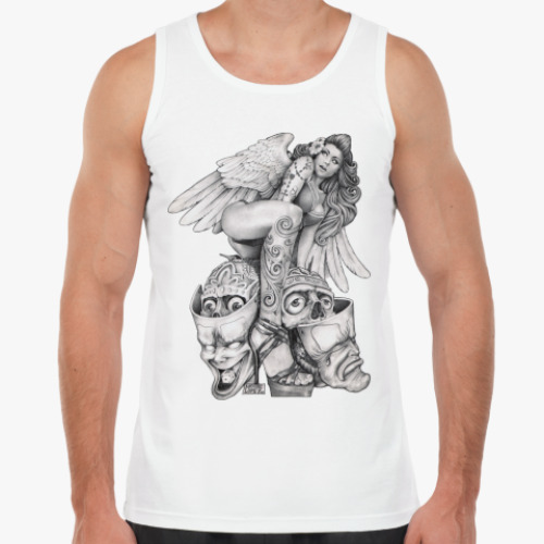 Майка с принтом Desperate Angel