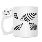 Кружка с футбольным мячиком