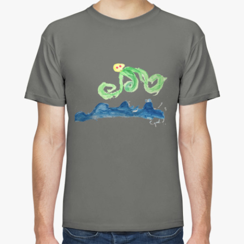 Футболка с принтом Осьминожка