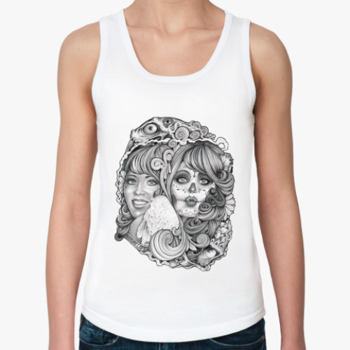 Женская майка с принтом Two Ways