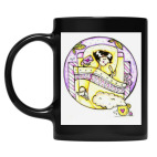 Кружка цветная UV-DTF