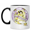 Кружка двухцветная