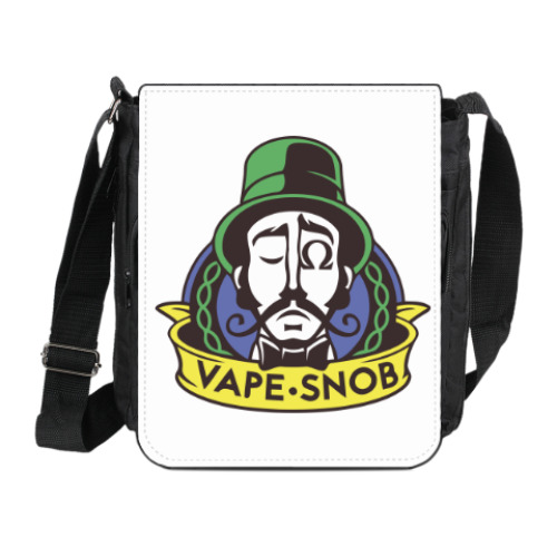 Сумка на плечо (мини-планшет) с принтом Vape Snob