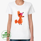 Женская футболка органик