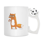 Кружка с футбольным мячиком