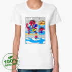 Женская футболка органик