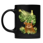 Кружка цветная UV-DTF