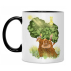 Кружка двухцветная