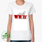 Женская футболка органик