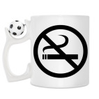 Кружка с футбольным мячиком