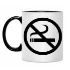 Кружка двухцветная