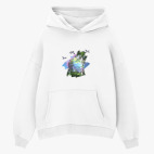 Толстовка худи оверсайз