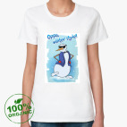 Женская футболка органик