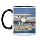 Кружка двухцветная