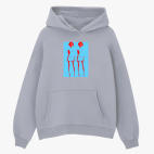 Толстовка худи оверсайз