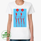Женская футболка органик