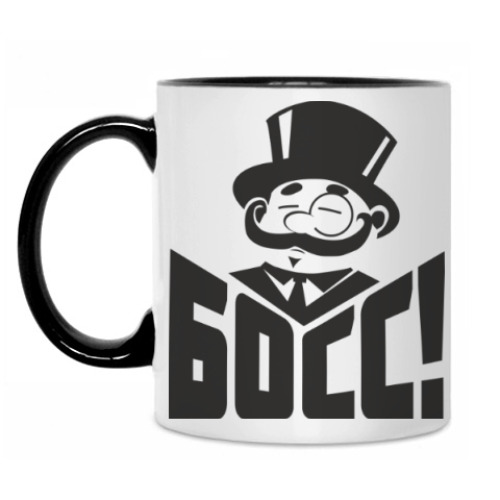 Кружка с принтом Босс