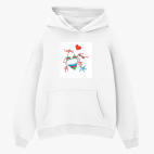 Толстовка худи оверсайз