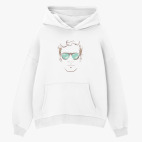 Толстовка худи оверсайз