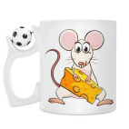 Кружка с футбольным мячиком