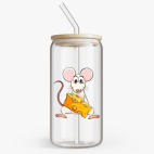 Банка с бамбуковой крышкой