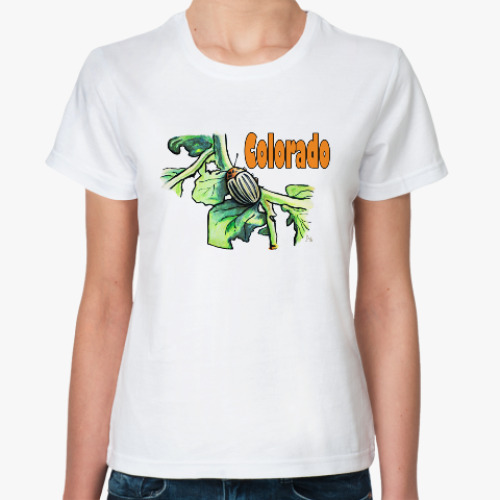 Классическая футболка с принтом Колорадо