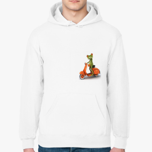 Толстовка худи с принтом Лягушонок