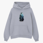 Толстовка худи оверсайз