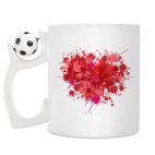 Кружка с футбольным мячиком