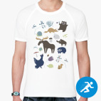 Мужская спортивная футболка