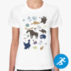 Женская спортивная футболка