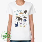 Женская футболка органик