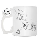 Кружка с футбольным мячиком