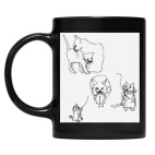 Кружка цветная UV-DTF