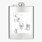 Фляжка стальная