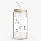 Банка с бамбуковой крышкой