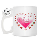 Кружка с футбольным мячиком