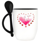 Кружка с ложкой