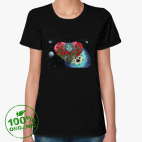 Женская футболка органик