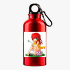 Металлическая бутылка 400 мл UV-DTF