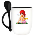 Кружка с ложкой