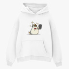 Толстовка худи оверсайз