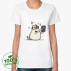 Женская футболка органик