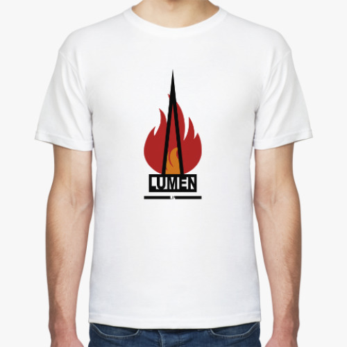 Футболка с принтом Lumen. LipetskSupport
