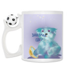 Кружка с футбольным мячиком