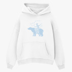 Толстовка худи оверсайз