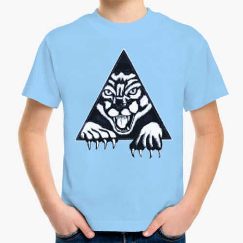 Детская футболка с принтом Пантера