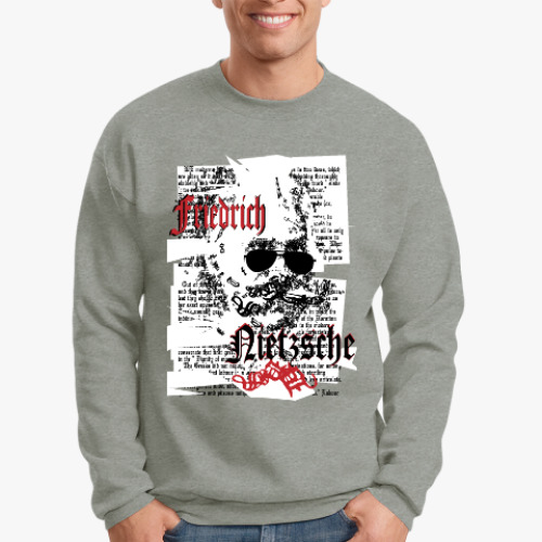 Свитшот  философ Фридрих Ницше